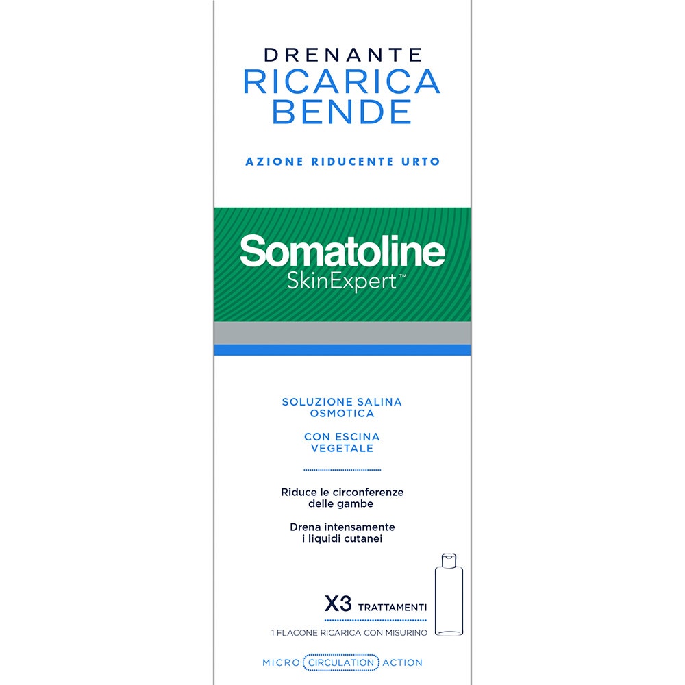 Somatoline Skin Expert Bende Snellenti Drenanti Kit Ricarica 420ml-1