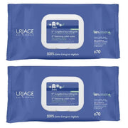 Uriage Bebe Salviette Detergenti All'Acqua 70+70 Pezzi-1