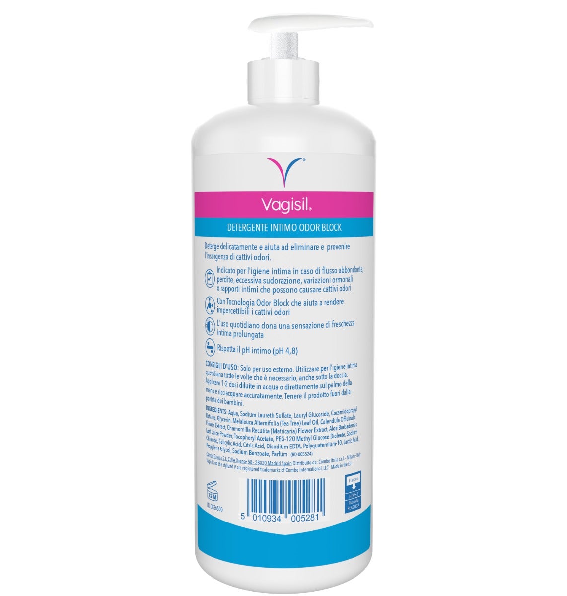 Vagisil Odor Block Detergente Intimo 500ml-6