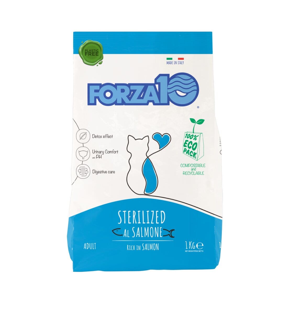 Forza10 Adult Maintenance Sterilized Crocchette Al Salmone Gatti Adulti Sacco 1kg-2