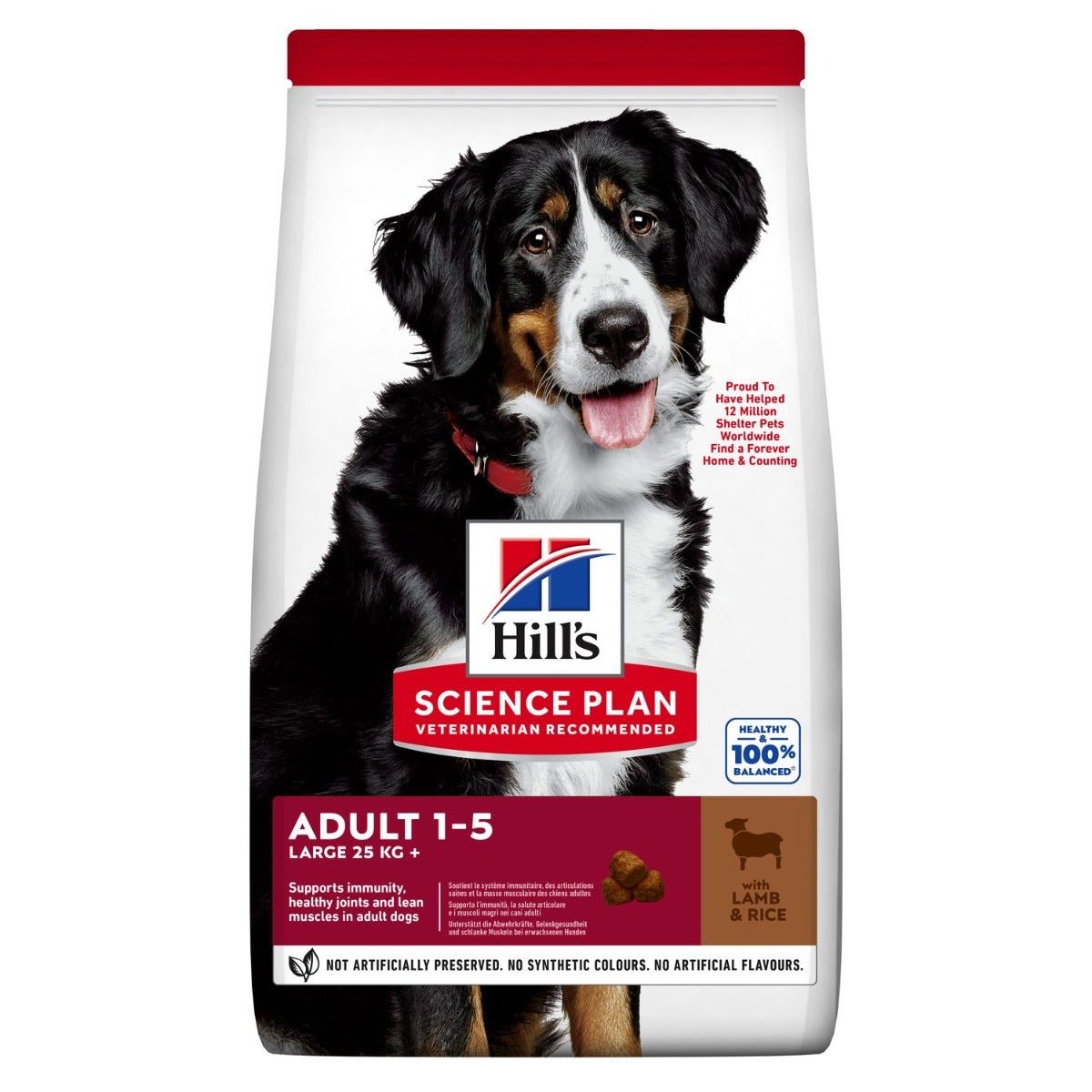 Hill's Science Plan Large Breed Adult Cibo Secco Con Agnello E Riso Cani Adulti Taglia Grande Sacco 12kg-1