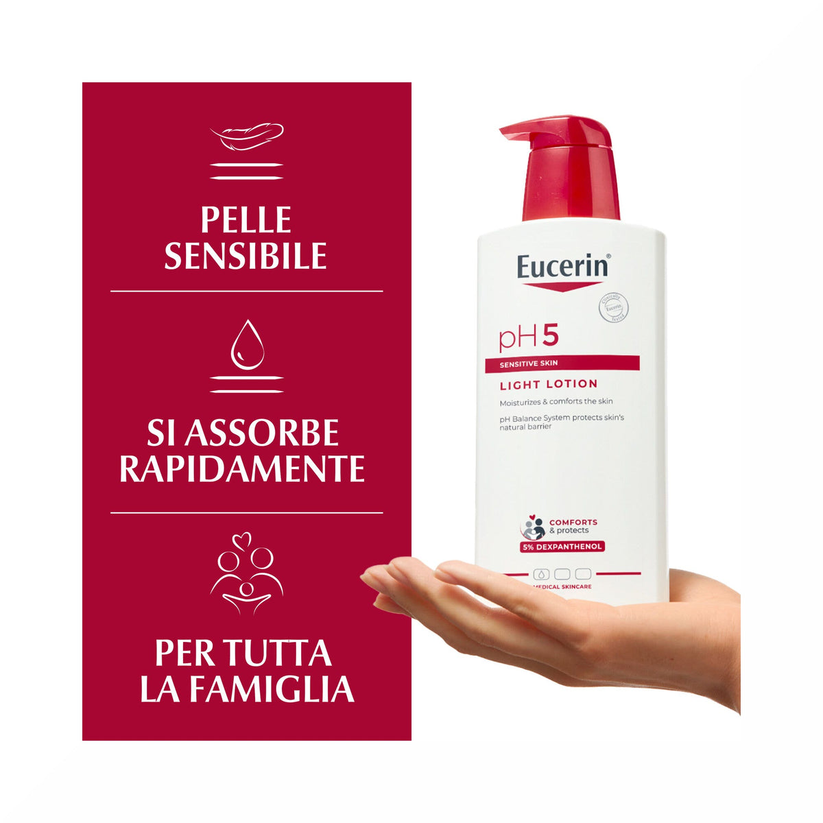 Eucerin Ph5 Emulsione Idratante Extra Leggera 400ml-3
