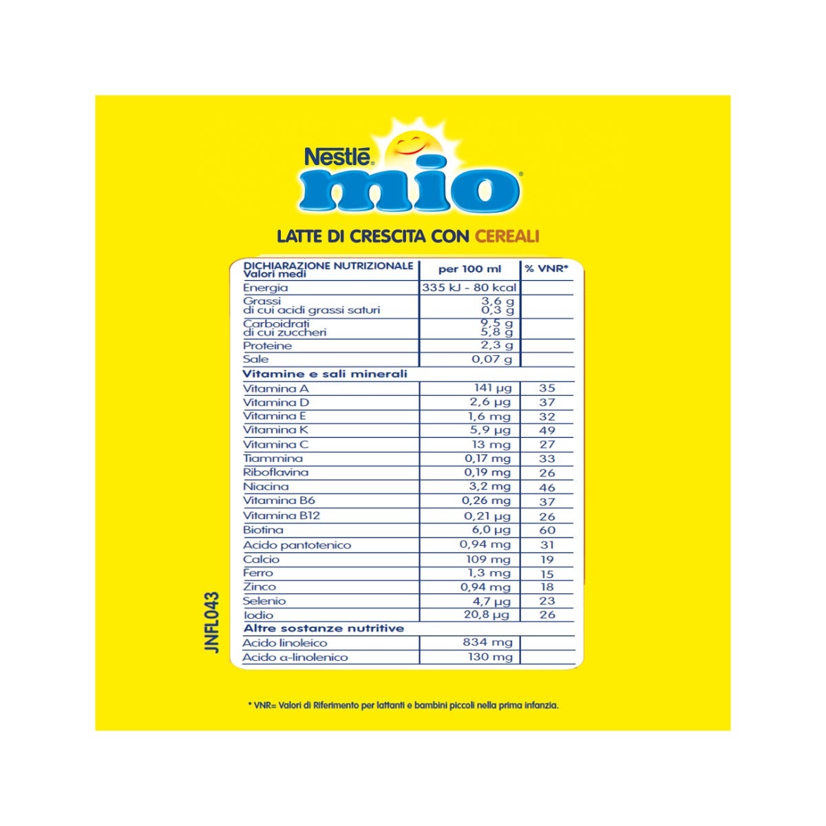 Nestlè Mio Latte Di Crescita Con Cereali Liquido Brick 500ml-8