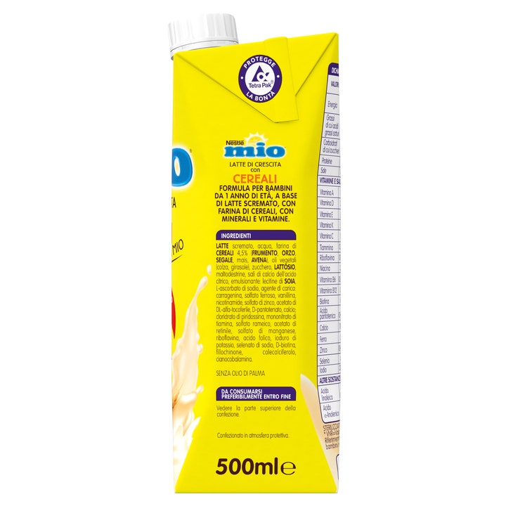 Nestlè Mio Latte Di Crescita Con Cereali Liquido Brick 500ml-4