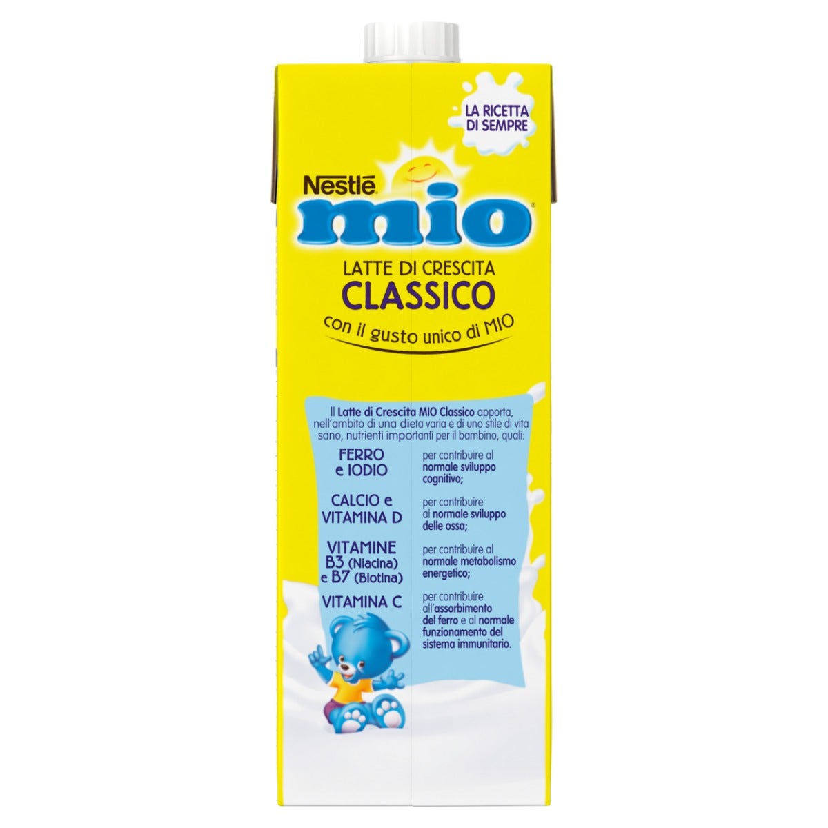 Nestlè Mio Latte Di Crescita Classico Liquido Brick 1 Litro-3