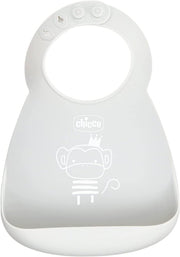 Chicco Bavaglina Silicone Easy Roll Colore Neutro 6Mesi+-1