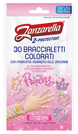 Zanzarella Braccialetti Colorati Princess 30 Pezzi-1