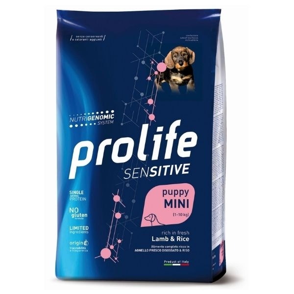 Prolife Dog Sensitive Puppy Mini Lamb & Rice 7Kg-1