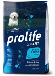 Prolife Dog Smart Chicken & Rice Cibo Secco Per Cani Cuccioli Taglia Grande Sacco 10 Kg-1