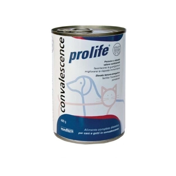 Prolife Veterinary Convalescence Cibo Umido Per Cani E Gatti In Convalescenza Lattina 400g-1