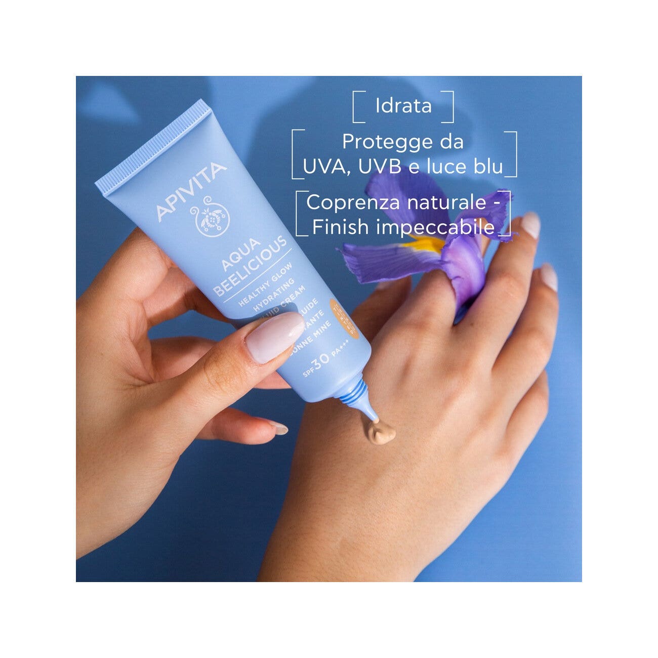 Apivita Aqua Beelicious Crema Fluida Idratante Healthy Glow 40ml-2