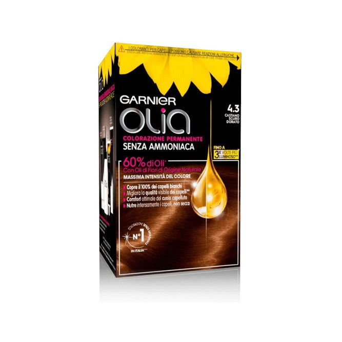 Garnier Olia Colorazione Capelli 4.3 Castano Scuro Dorato-1