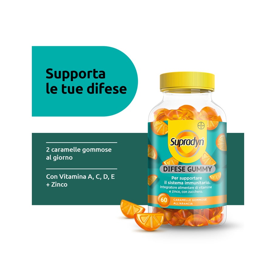 Supradyn Difese Gummy 60 Caramelle Gommose-2