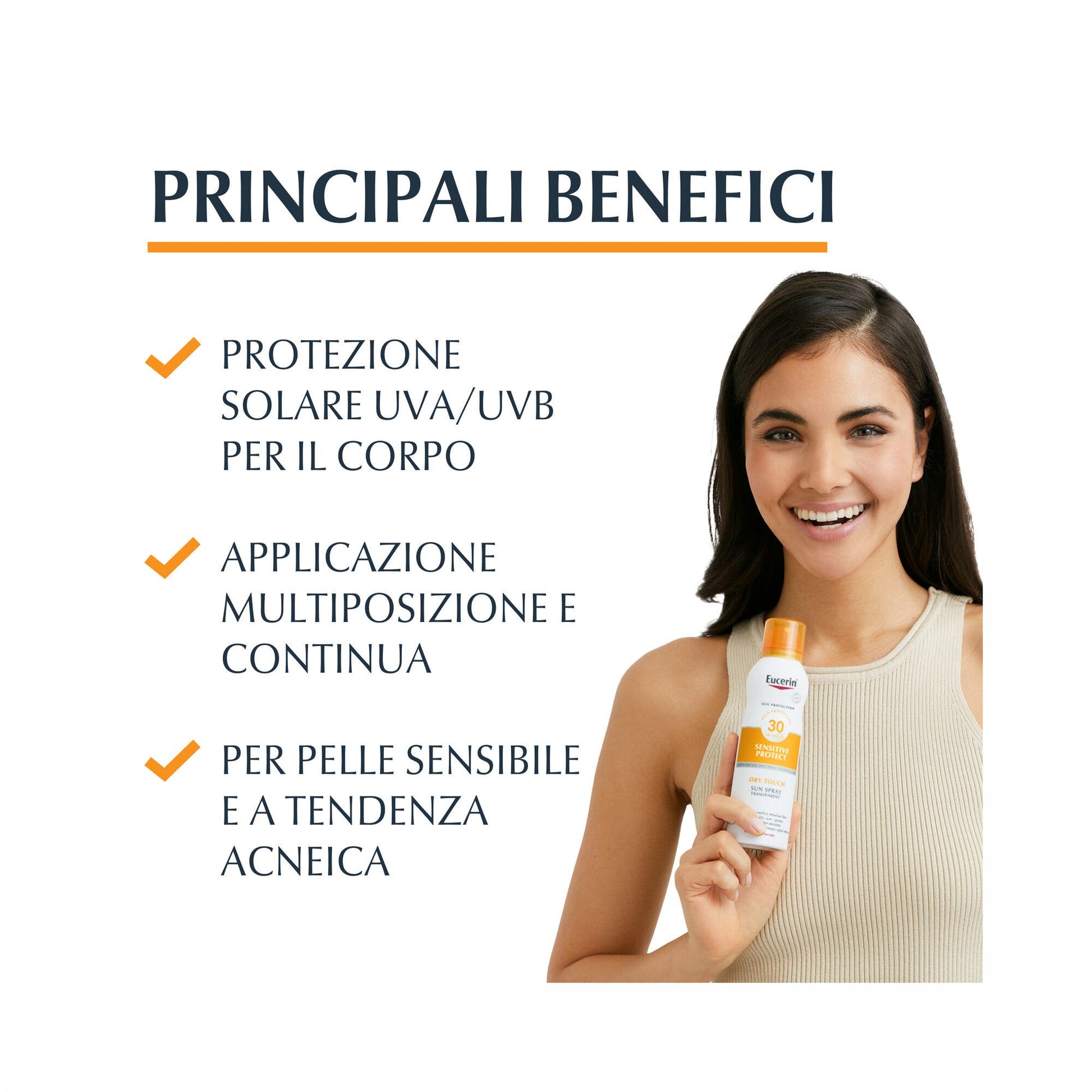 Eucerin Sun Spray Tocco Secco SPF30 200ml-2