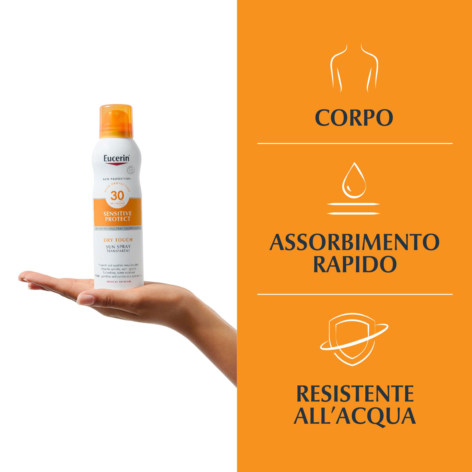 Eucerin Sun Spray Tocco Secco SPF30 200ml-3