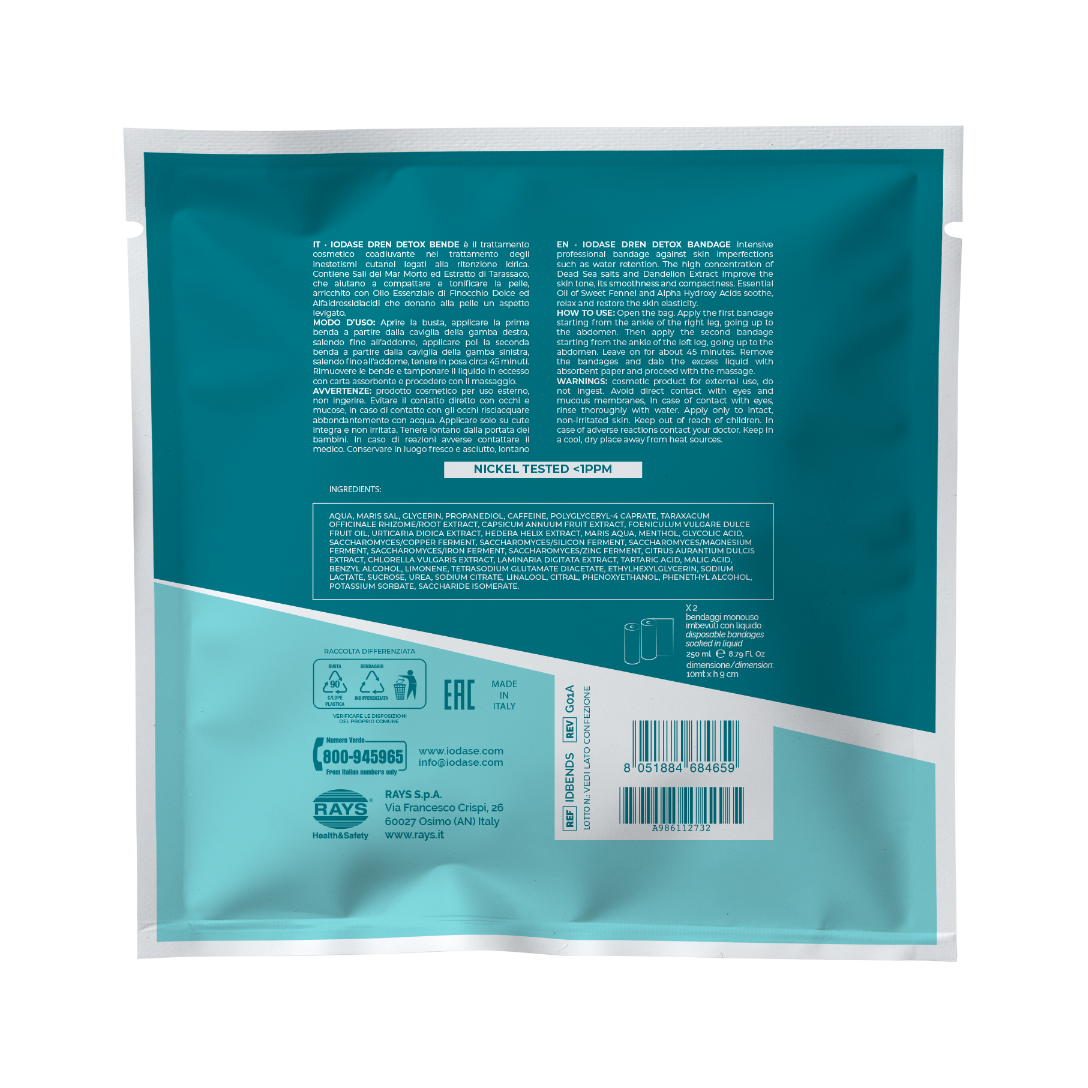 Iodase Dren Detox Bende Anticellulite 1 Pezzo-1