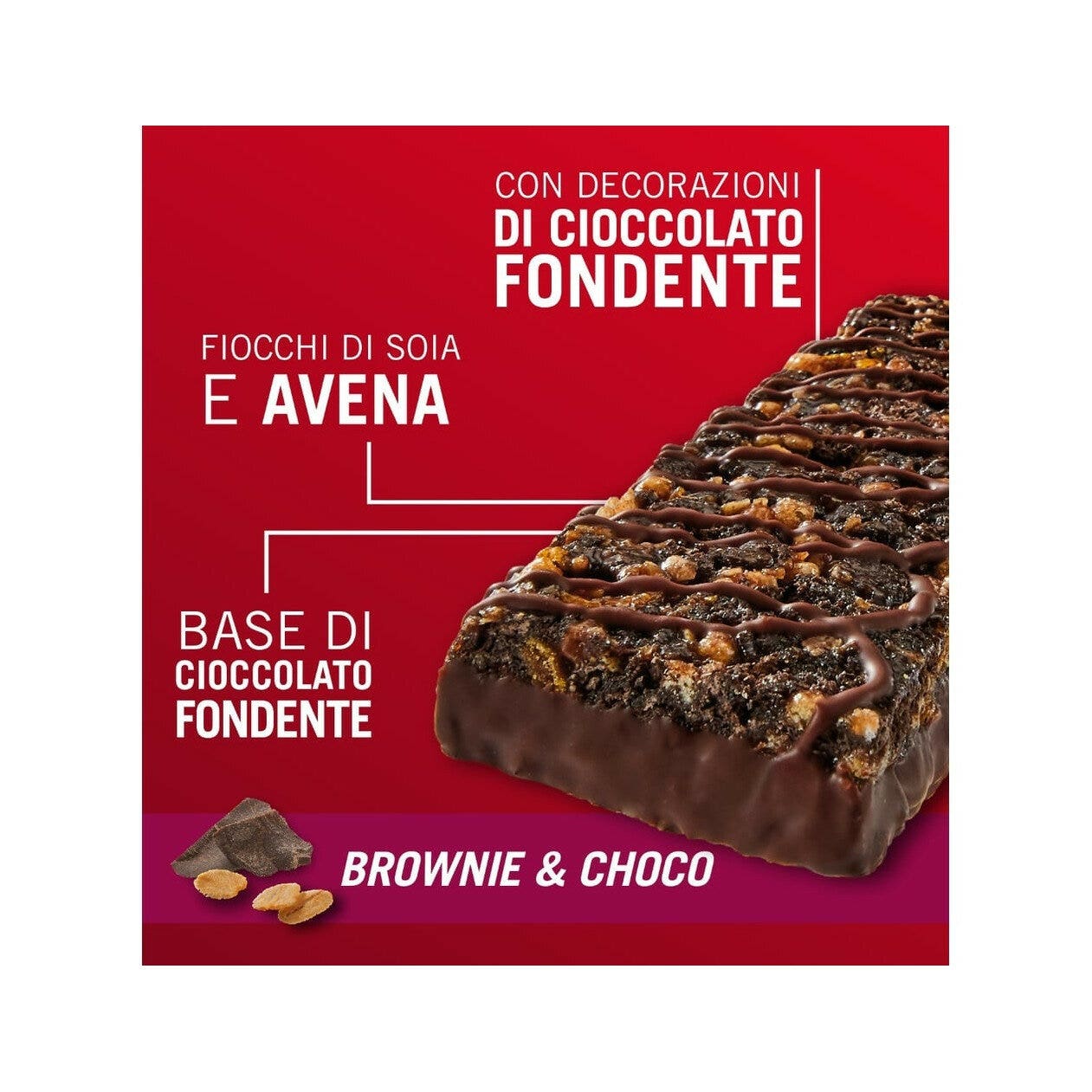 Enervit Power Crunchy Energy Bar Brownie 40g-3