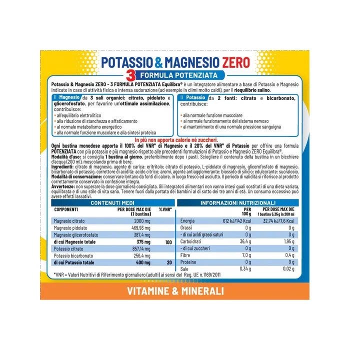 Equilibra Potassio & Magnesio Zero3 18 Bustine-6