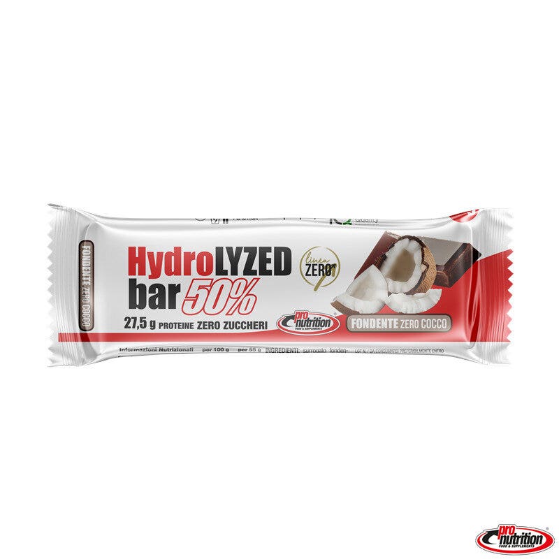 Pronutrition Hydrolyzed Bar Barretta Proteica Gusto Cioccolato Fondente & Cocco 55g-1