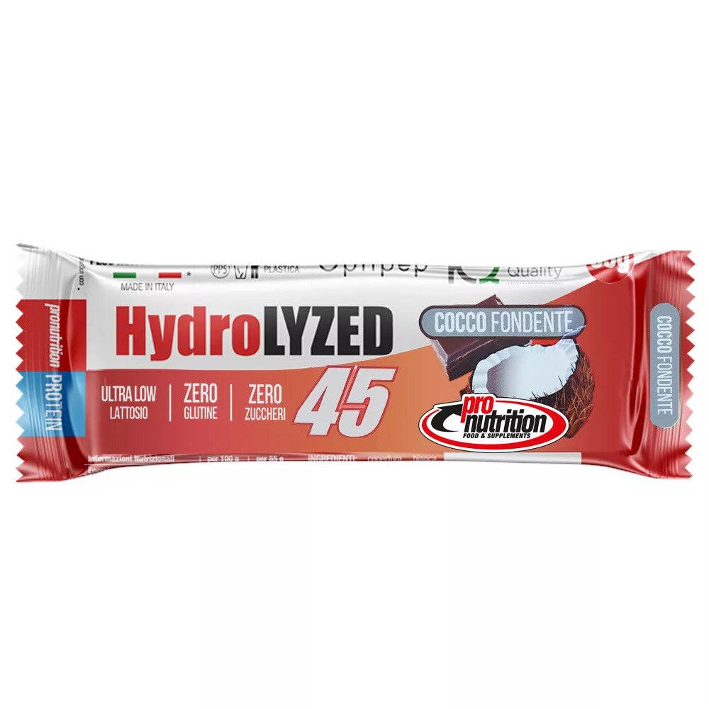 Pronutrition Hydrolyzed Bar 45% Barretta Proteica Gusto Cocco Fondente 35g-1