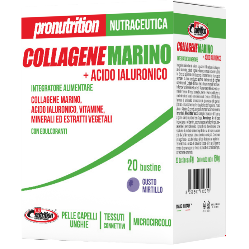 Pronutrition Collagene Marino+Acido Ialuronico 20 Bustine-1
