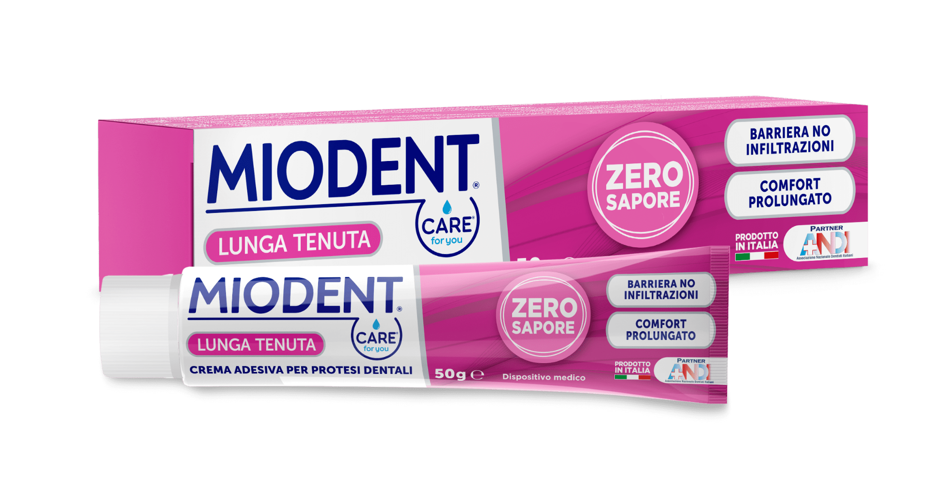 Miodent Crema Adesiva Gusto Neutro 50g-1