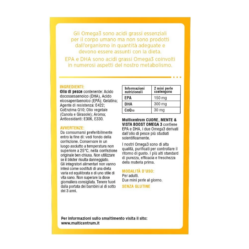 Multicentrum Cuore Mente E Vista Boost Omega3 60 Mini Perle-6