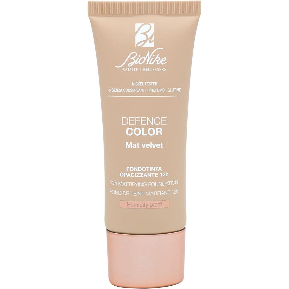 Bionike Defence Color Mat Velvet Fondotinta N. 406 Miel Cannelle 30ml-3