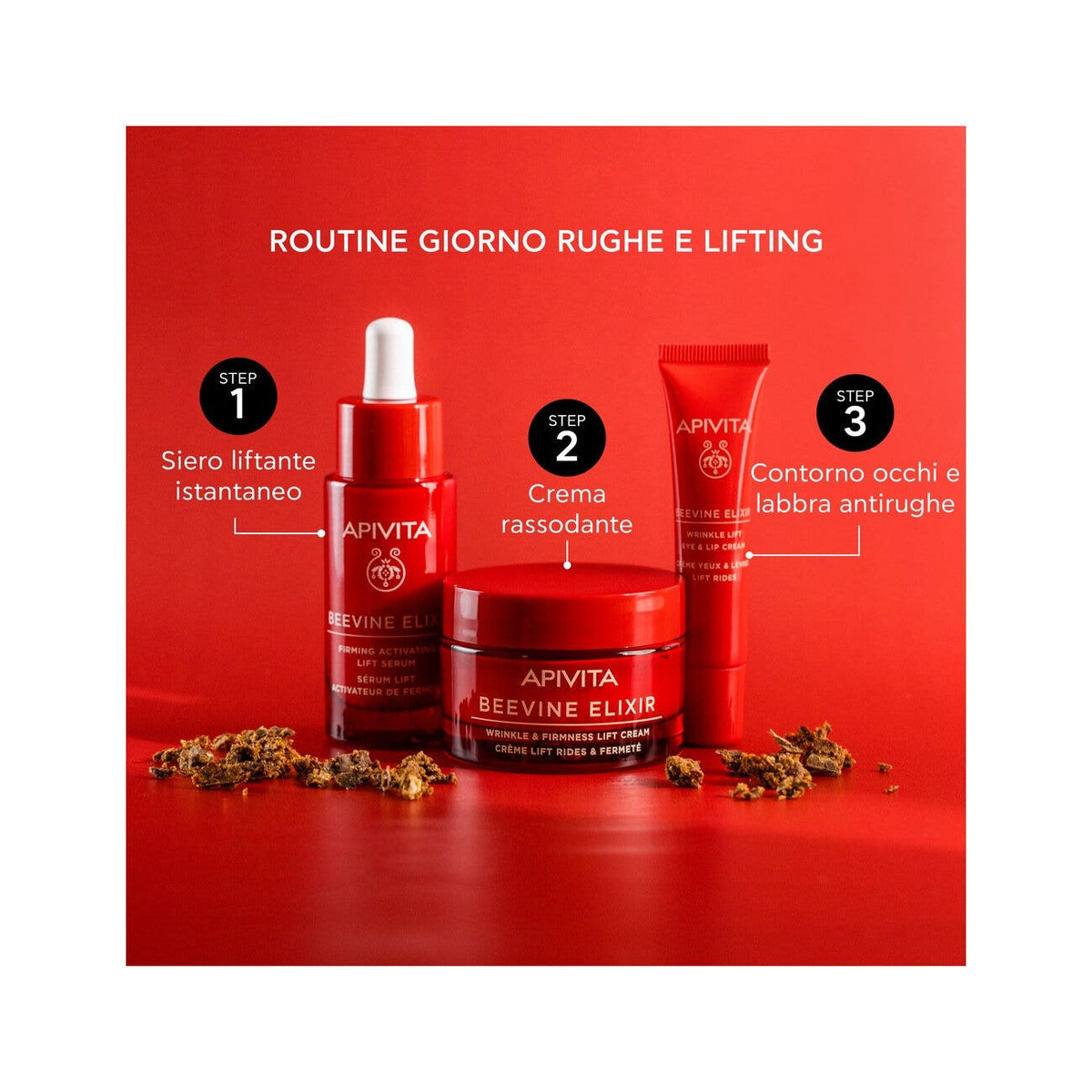 Apivita Beevine Elixir Crema Anti-Rughe Rassodante Liftante Texture Leggera 50ml-5