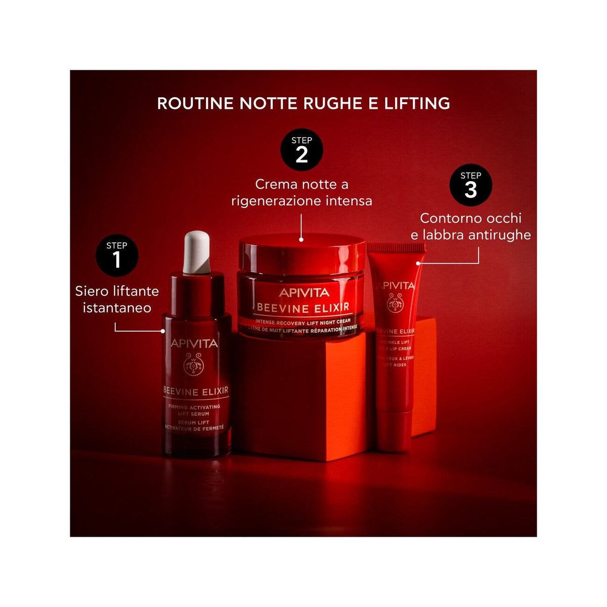 Apivita Beevine Elixir Crema Notte Intensiva Liftante Rigenerante 50ml-5