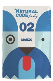 Natural Code 02 Manzo Cani Adulti Busta 300g-1