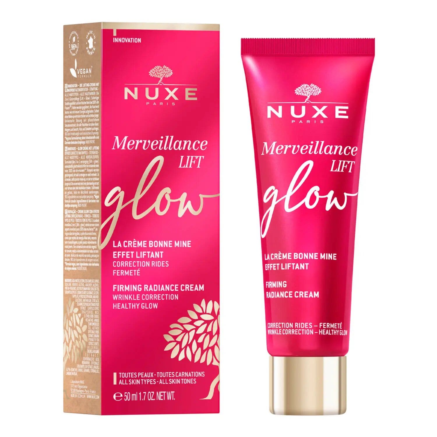 Nuxe Merveillance Lift Glow Crema Viso Effetto Lifting Illuminante 50ml-12