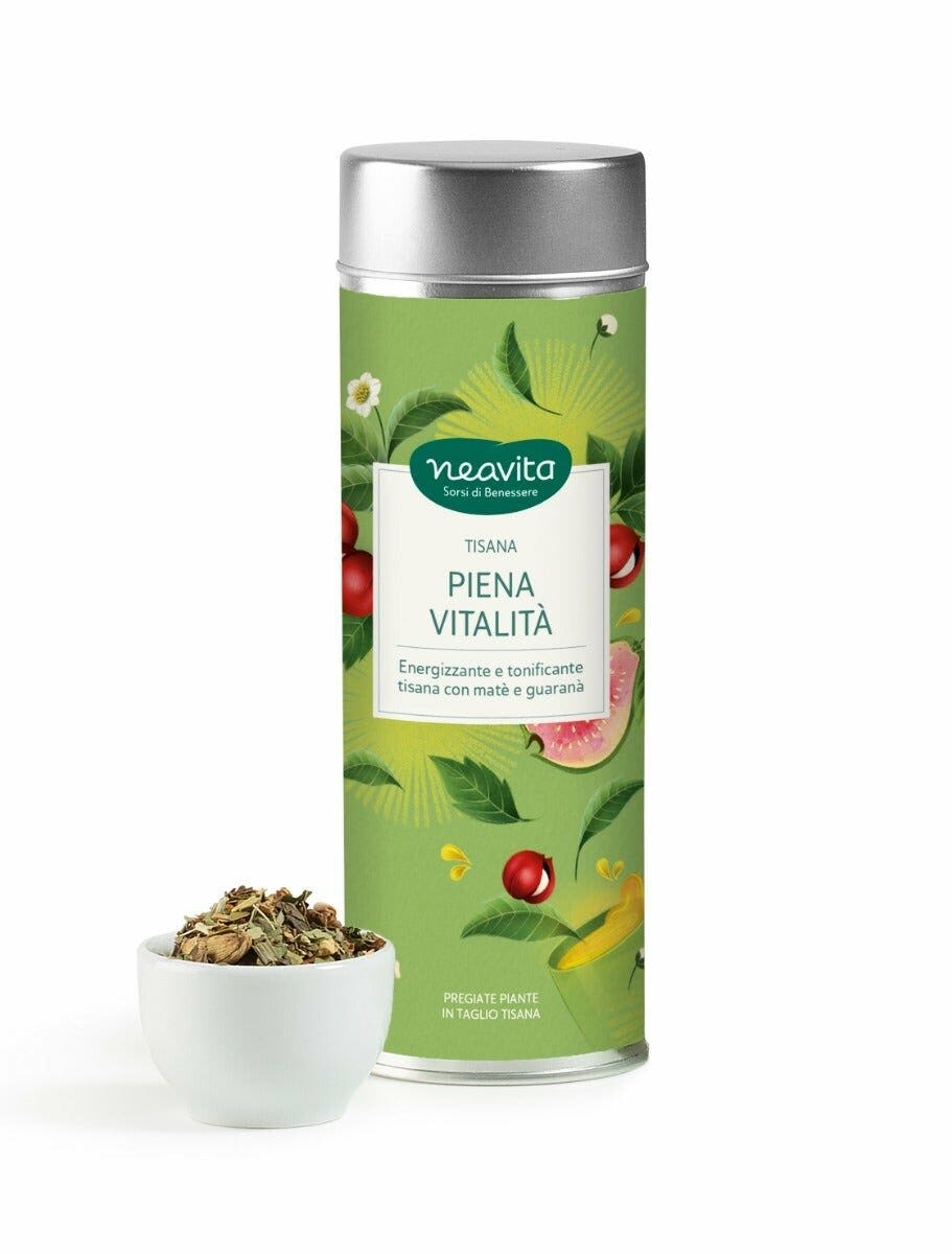 Neavita Tisana Piena Vitalità Silver Tin 90g-2