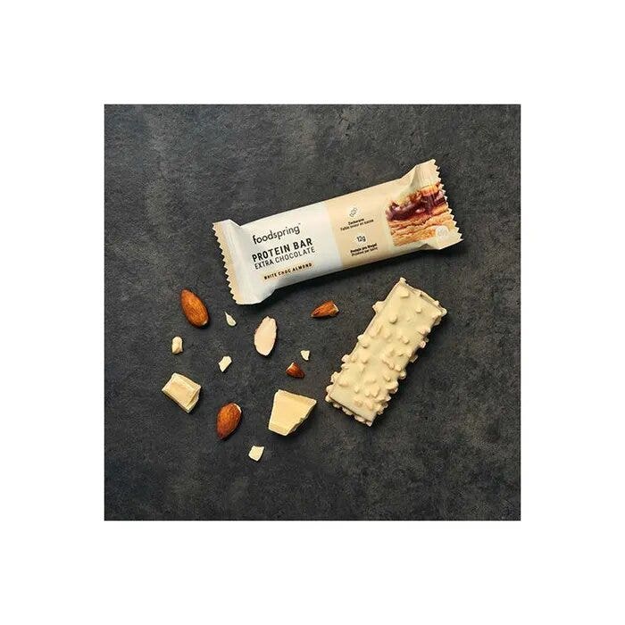 Foodspring Barretta Proteica Extra Cioccolato Bianco E Mandorle 45g-3