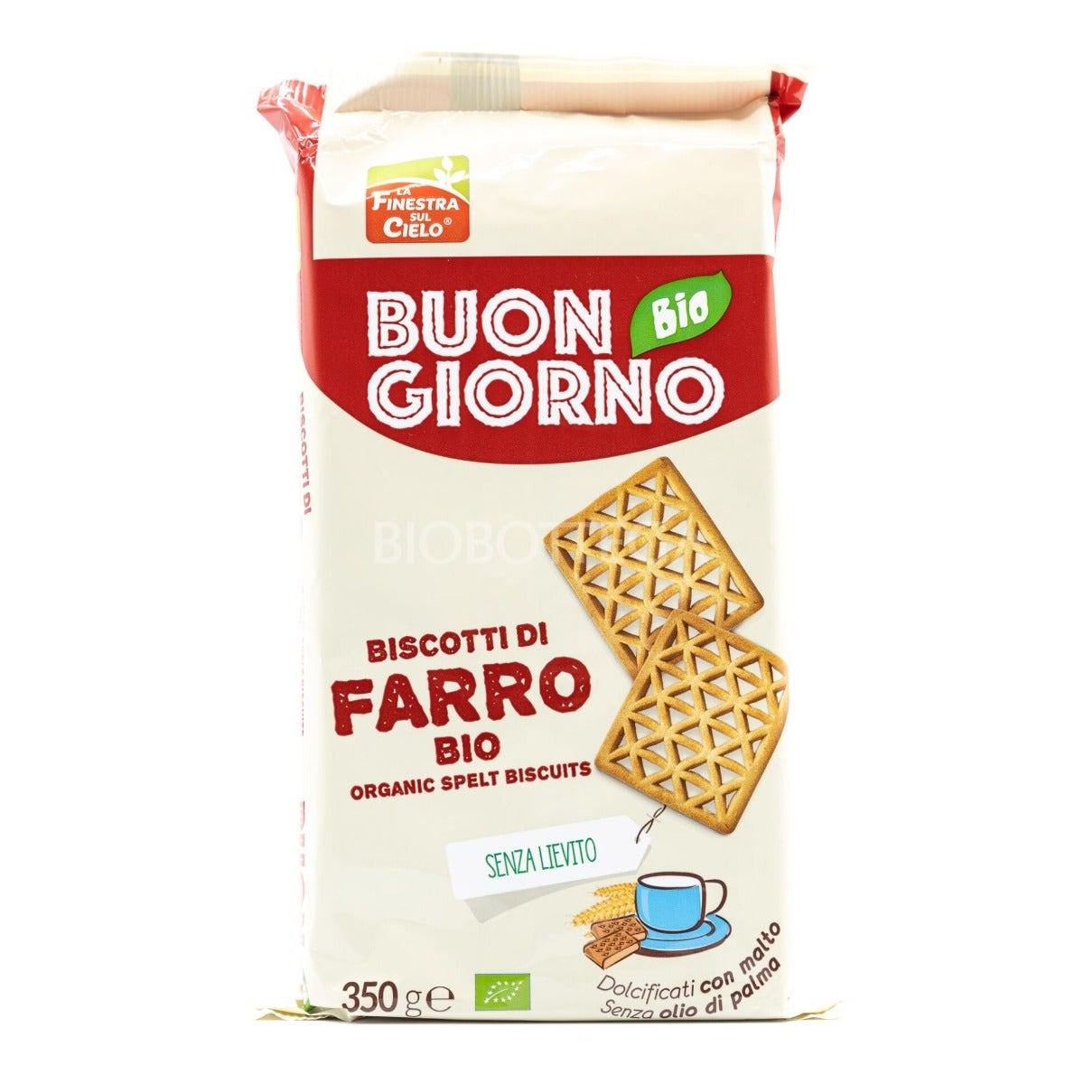 La Finestra Sul Cielo BuongiornoBio Biscotti Di Farro Bio 400g-1