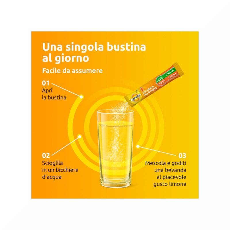 Supradyn Ricarica No Stress Integratore Vitamine e Magnesio contro la Stanchezza da Stress 20 Buste-5