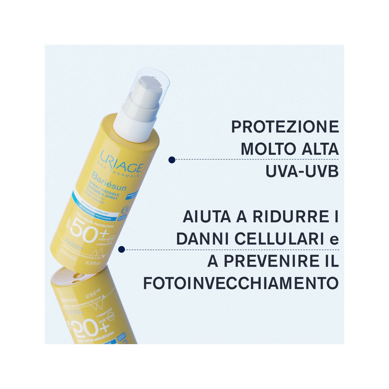 Uriage Bariesun Spray Invisibile Spf 50+ 200ml-5