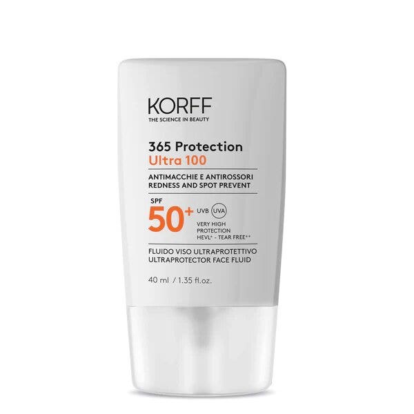Korff 365 Protection Ultra 100 Fluido Viso Ultraprotettivo 40ml SPF50+-1