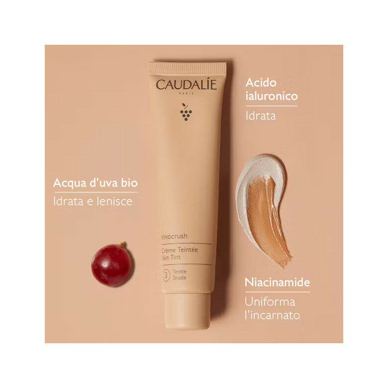 Caudalie Vinocrush Crema Colorata 30ml Tonalità 3-3