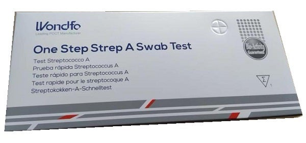 Test Autodiagnostico One Step Strep a Rilevazione Qualitativa Antigene Streptococco a in Tamponi Faringei Gammadis-0