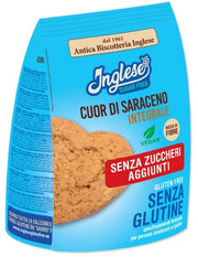 Inglese Biscotti Cuor di Saraceno Integrali Senza Zuccheri Aggiunti 200 g-0