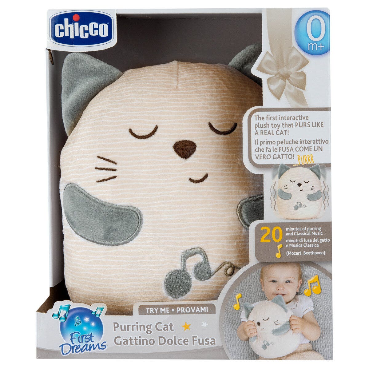 Chicco First Dreams Gattino Dolce Fusa 1 Pezzo-2