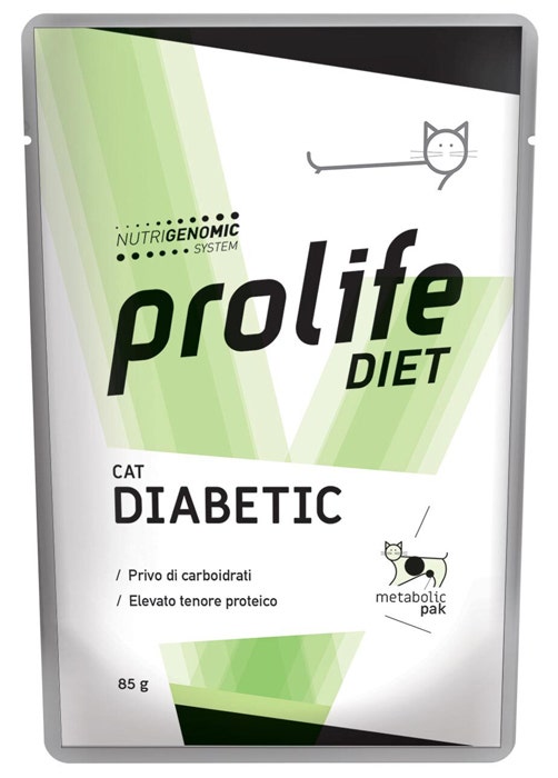 Prolife Veterinary Diabetic Cibo Umido Per Gatti Bustina 85g-2