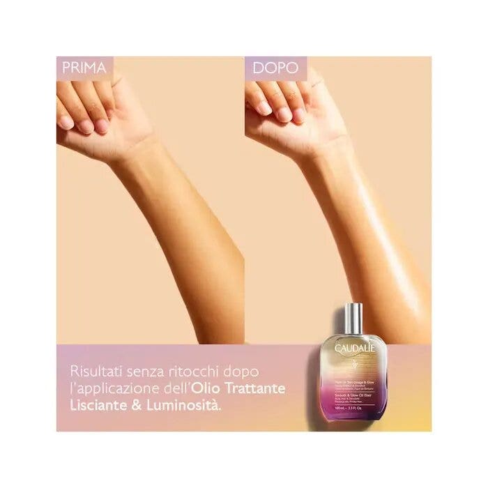 Caudalie Olio Trattante Lisciante Luminosità Corpo/Capelli /Decolleté 100ml-2