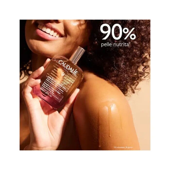 Caudalie Olio Trattante Lisciante Luminosità Corpo/Capelli /Decolleté 100ml-6
