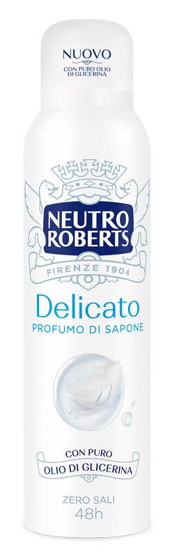 Neutro Roberts Deodorante Spray Delicato Extra Protezione Zero Sali di Alluminio 150ml-1