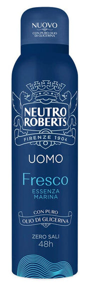 Neutro Roberts Deodorante Spray Uomo Essenza Marina Con antiodore Zero Sali di Alluminio 150ml-1