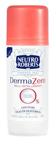 Neutro Roberts Deodorante Stick Dermazero Ipoallergenico Nichel Tested Zero Sali Zero Alcol 40ml-1