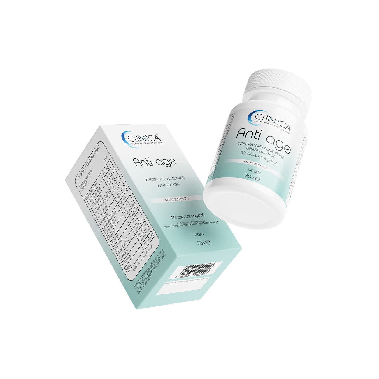 Clinica Anti Age 60 Capsule Vegetali – 1 Mese Di Trattamento-4