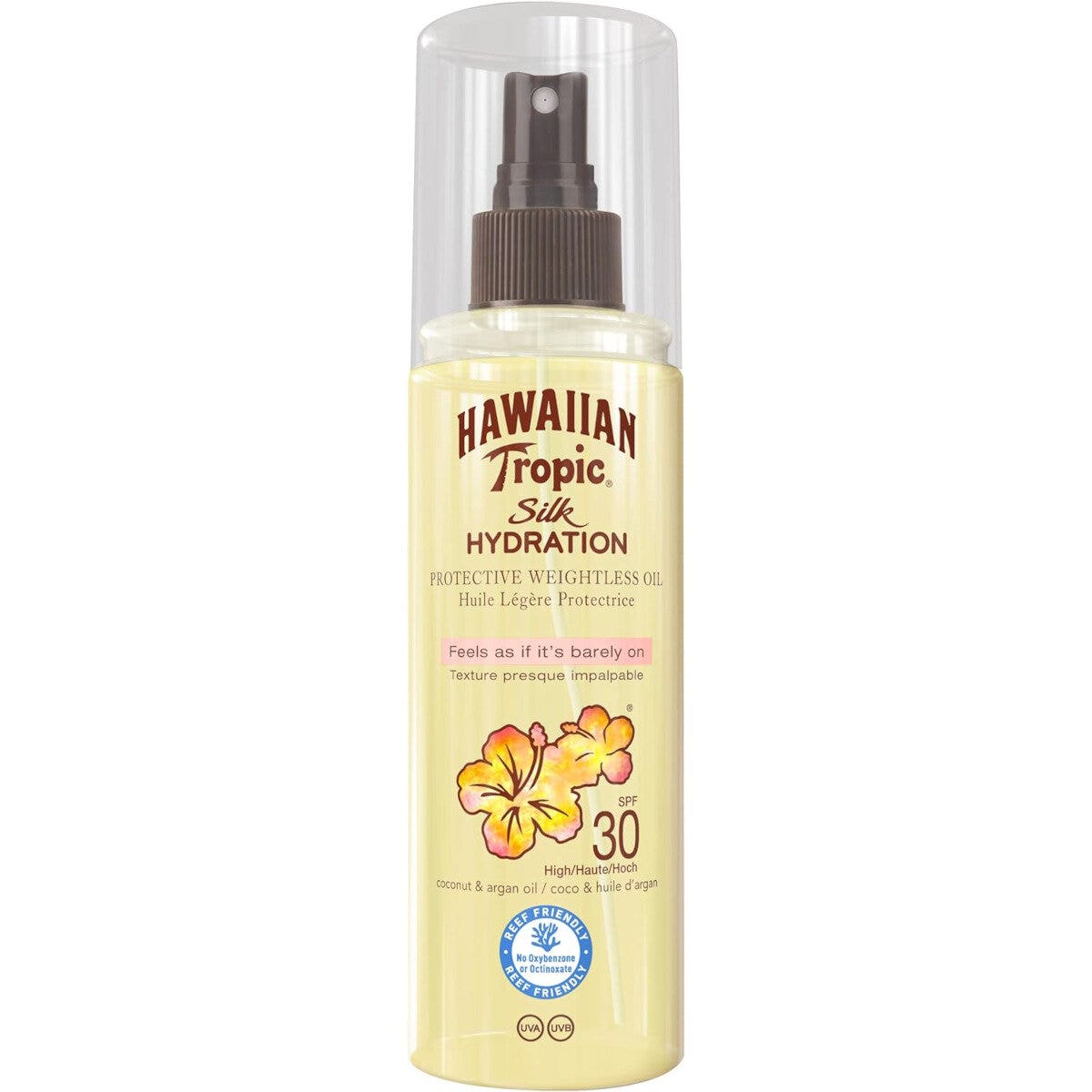 Hawaiian Tropic Silk Hydration Oil Olio Solare Spray SPF30 150ml-1